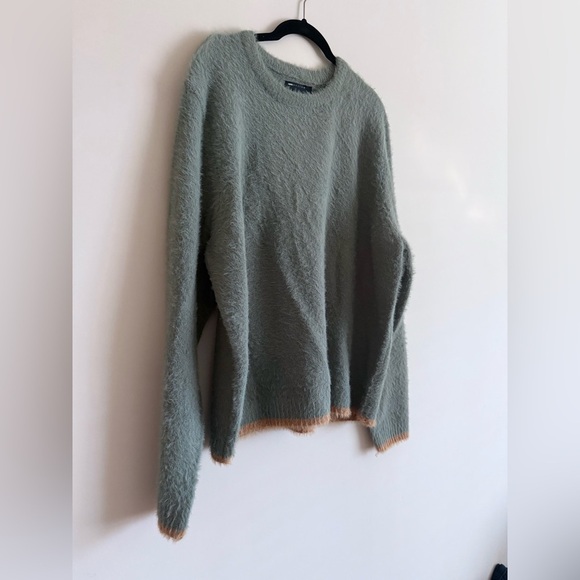 Asos Design Knitted Fluffy Crew Neck Sweater - Men’s Size 2XL - Picture 6 of 13